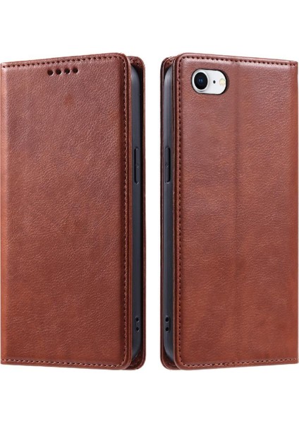 IPhone Se3 Kart Yuvaları Tutucu Manyetik Ince Cüzdan Koruyucu Için Flip Case (Yurt Dışından)
