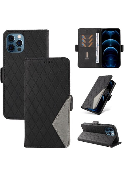 Kart Yuvası ve El Kayışı Iki Renk Şık ile IPhone 13 Pro Max Için Kılıf (Yurt Dışından)