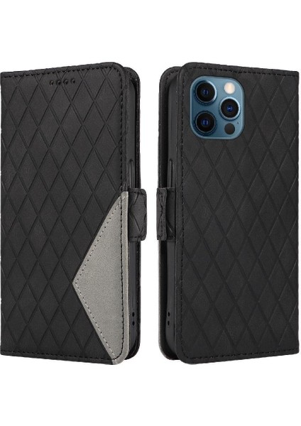 Kart Yuvası ve El Kayışı Iki Renk Şık ile IPhone 13 Pro Max Için Kılıf (Yurt Dışından)