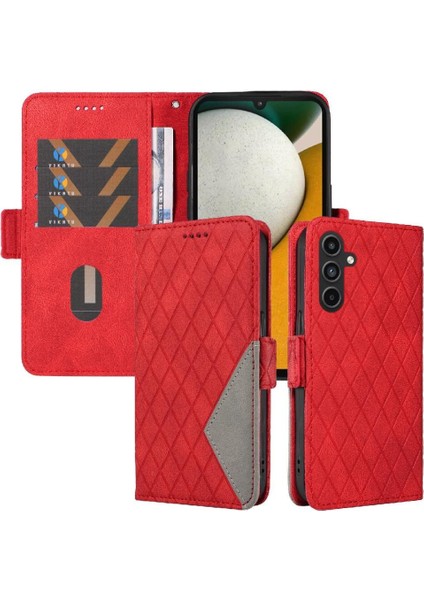 Kart Yuvası ve El Kayışı Iki Renk ile Galaxy A15 Için Flip Case (Yurt Dışından)