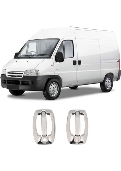 Citroen Jumper/relay Uyumlu 2006 Ve Üzeri Krom Kapı Kolu Ve Çerçeve 2 Kapı Paslanmaz Çelik fiyatları
