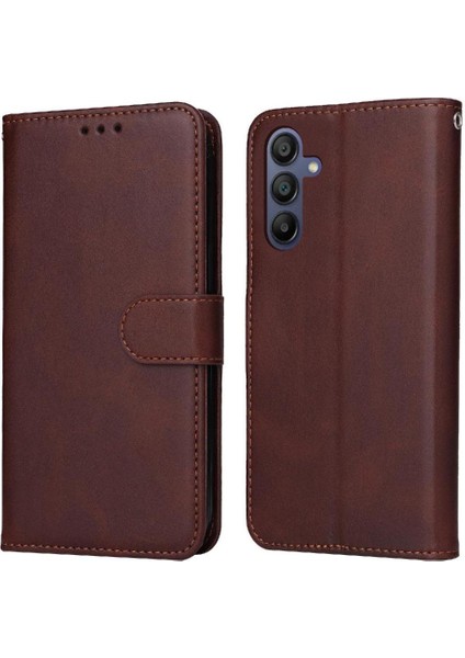 Galaxy A16 Flip Kapak Için Flip Case Hassas Kesikler Kart Yuvaları (Yurt Dışından)