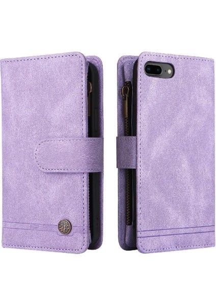 IPhone 7 Plus/8 Plus Kılıf Manyetik Kapatma Uzun Kayış ile Uyumlu (Yurt Dışından)