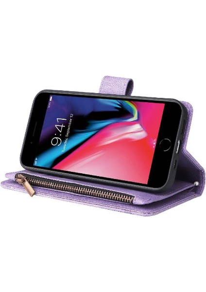 IPhone 7 Plus/8 Plus Kılıf Manyetik Kapatma Uzun Kayış ile Uyumlu (Yurt Dışından)