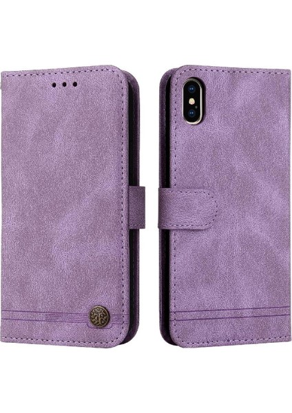 IPhone Xs Max Vaka Cüzdan Kısa Kayış Uzun Kayış Kart Yuvası ile Uyumlu (Yurt Dışından)
