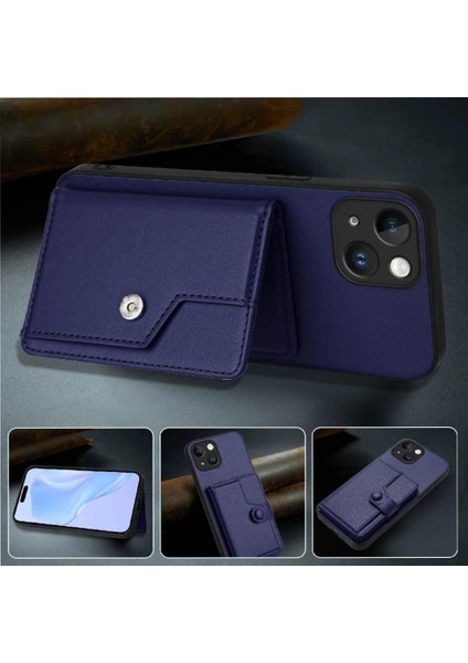 IPhone 15 Vaka Benzersiz Kickstand Fonksiyonu ile Uyumlu Doğru Kesi (Yurt Dışından) modelleri