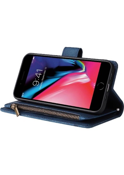 IPhone 7 Plus/8 Plus Kılıf Manyetik Kapatma Uzun Kayış ile Uyumlu (Yurt Dışından)