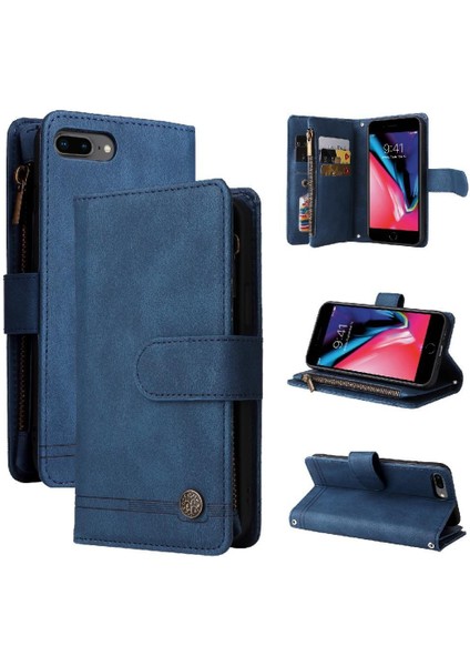IPhone 7 Plus/8 Plus Kılıf Manyetik Kapatma Uzun Kayış ile Uyumlu (Yurt Dışından)