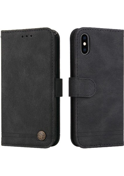 IPhone X/xs Vaka Kısa Kayış Cüzdan Kart Yuvası Tutucular Uzun ile Uyumlu (Yurt Dışından)
