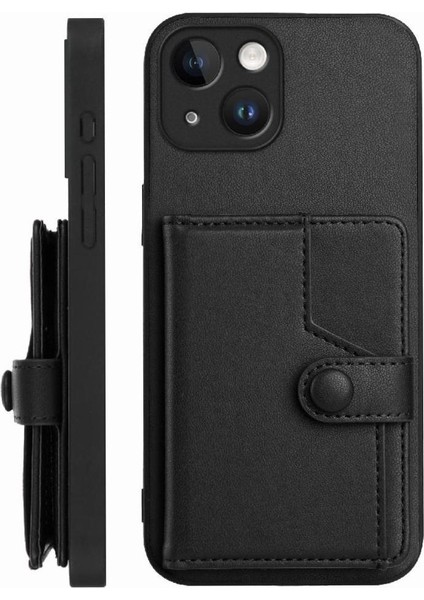 IPhone 15 Vaka Benzersiz Kickstand Fonksiyonu ile Uyumlu Doğru Kesi (Yurt Dışından)