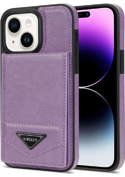 IPhone 15 Artı Ince Kılıf Koruyucu Kapak Manyetik Kapatma ile Uyumlu (Yurt Dışından)