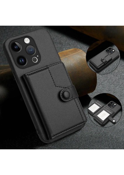 IPhone 15 Pro Vaka Yüksek Kalite Kickstand Fonksiyonu ile Uyumlu Benzersiz (Yurt Dışından)