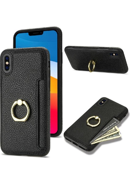 IPhone X/ IPhone x S Koruyucu Kapak Kılıf Kickstand Pu ile Uyumlu (Yurt Dışından) indirimleri