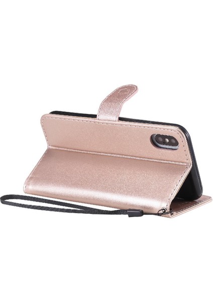 Kart Yuvası Tasarımı Ince ile IPhone X/xs Dayanıklı Hafif Flip Case (Yurt Dışından)
