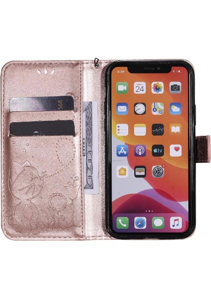 Kart Yuvası Tasarımı Ince IPhone 11 Pro Dayanıklı Hafif Için Flip Case (Yurt Dışından)