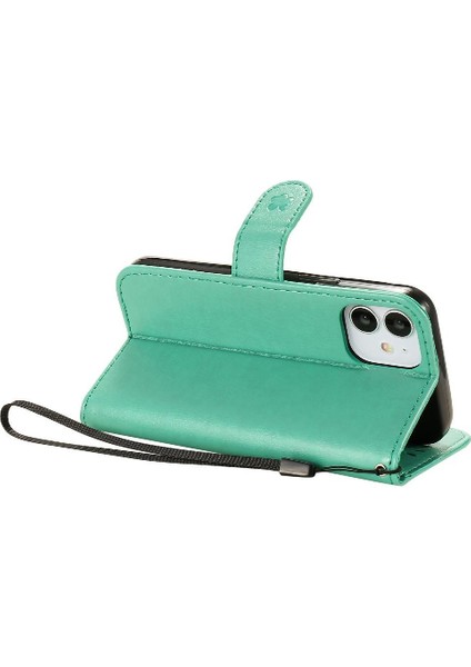 IPhone 12 Slim Fit Premium Pu Deri Malzeme Kapağı Için Flip Case Dayanıklı (Yurt Dışından)