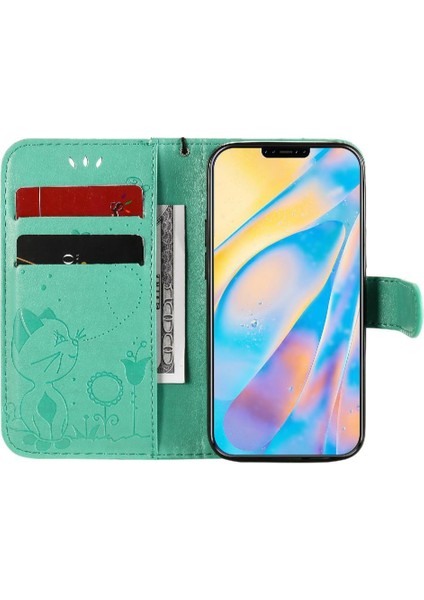 IPhone 12 Slim Fit Premium Pu Deri Malzeme Kapağı Için Flip Case Dayanıklı (Yurt Dışından)