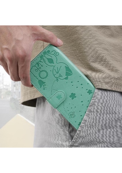 IPhone 12 Slim Fit Premium Pu Deri Malzeme Kapağı Için Flip Case Dayanıklı (Yurt Dışından)