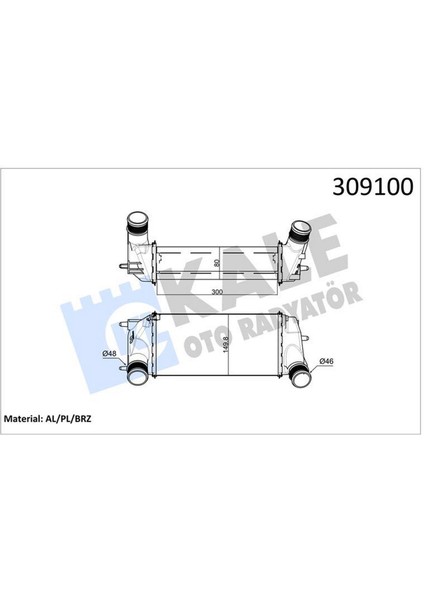 Turbo Intercooler Radyatoru Courier 14 Fiesta 13 B Max 12 1.0 Ecoboost Gnzrz