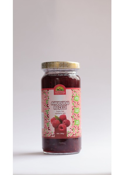 Şeker İlavesiz Ahududu Reçeli 290 G