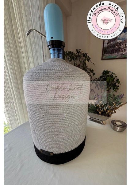 Damacana Kılıfı Dekoratif Sepet - Organizer / Hediyelik Hasır Jüt Tress