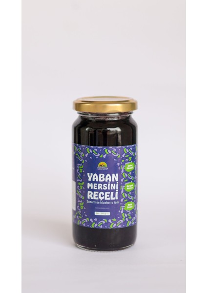 Şeker İlavesiz Yaban Mersini Reçeli 290GR