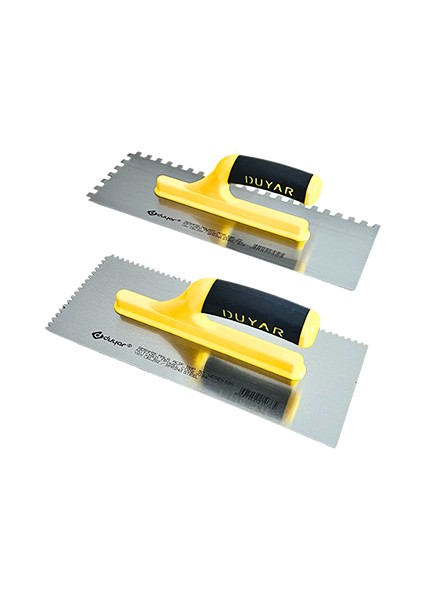 Seramik Malası Kapalı Plastik Saplı 20X20 Diş DYR334 *(2'li Avantaj Paket)*