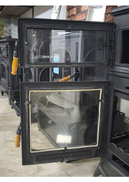 FS-024-AK Modena Lüx Oven Alttan Küllüklü Döküm Soba