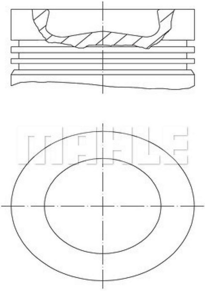 Piston Segman 81.50MM 0.50 Amarok Caddy Iii-Iv Golf Vi 2.0 Tdi 05- Ckub Cfhc Cbbb Cbdc Clca Gnzrz