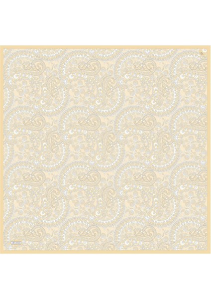 Çiçek Desenli Saf Ipek Sura Eşarp 9304-53