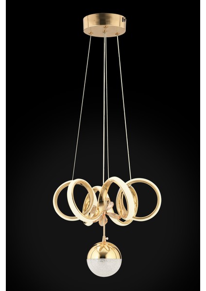 Istanbul Avize Gold Sea Beyaz Power Ledli Modern LED Avize modelleri