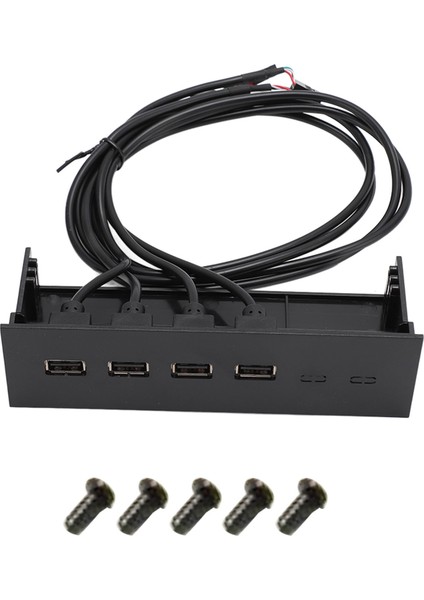 USB Ön Panel Hub 5.25IN 4 Port Yüksek Hızlı Kararlı Tak ve Çalıştır Optik Sürücü Masaüstü Anakart Için Ön Panel (Yurt Dışından)