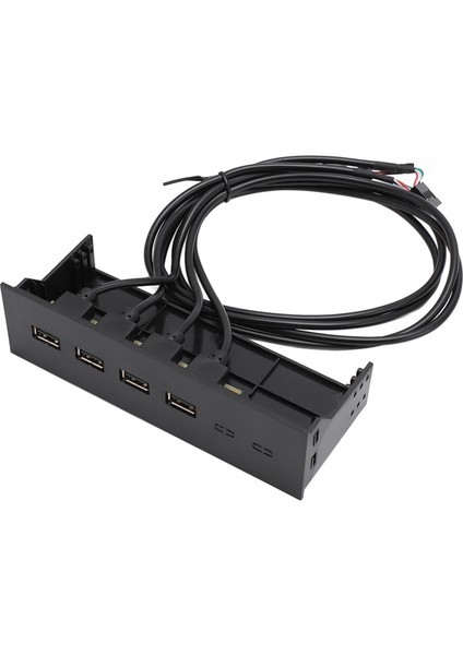 USB Ön Panel Hub 5.25IN 4 Port Yüksek Hızlı Kararlı Tak ve Çalıştır Optik Sürücü Masaüstü Anakart Için Ön Panel (Yurt Dışından)