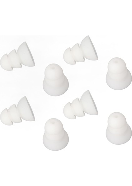 8 Adet Işitme Cihazı Kulak Ucu 3 Katmanlı Yumuşak Silikon Yedek Bte Ite Cep Işitme Cihazları Kulak Tıkacı Kubbeleri Beyaz (Yurt Dışından) modelleri