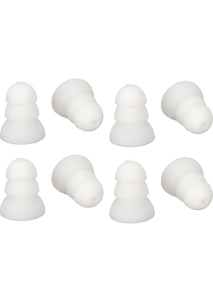 8 Adet Işitme Cihazı Kulak Ucu 3 Katmanlı Yumuşak Silikon Yedek Bte Ite Cep Işitme Cihazları Kulak Tıkacı Kubbeleri Beyaz (Yurt Dışından) indirimleri