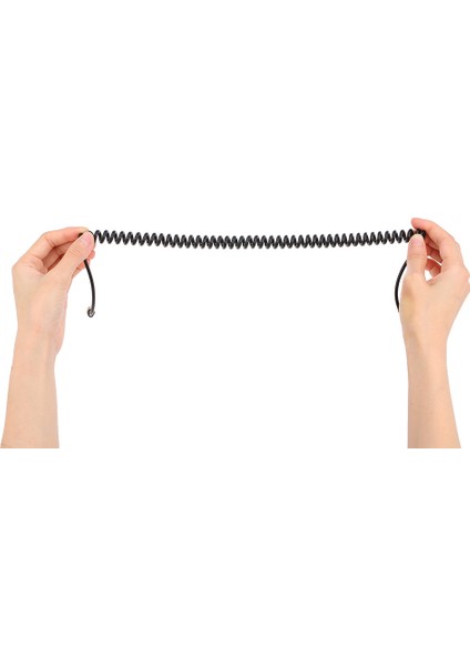 1.7 Metre Ses Uzatma Kablosu 3.5mm Jack Erkek - Erkek Aux Kablosu 3.5 mm Ses Uzatma Kablosu Yaylı Gerilebilir Telefon Sarma Hattı Bilgisayar Cep Telefonları Amplifikatör Için (Yurt Dışından)