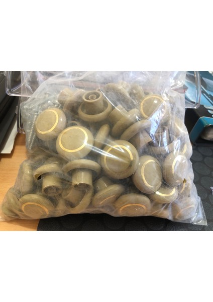 Plastik Düğme Kulp A.meşe 50 Adet
