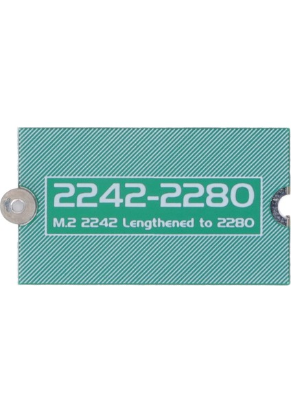 M.2 Ngff Nvme Uzunluk Uzatma Adaptörü Braketi Pcb M.2 SSD Uzatma Braketi Kart Plakası 2242 Ila 2280 Için (Yurt Dışından)