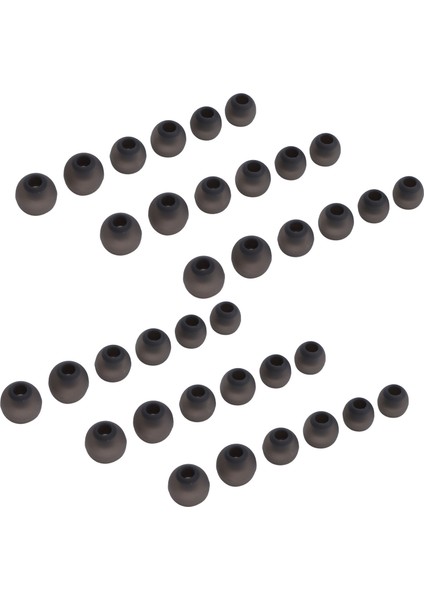 36 Adet Silikon Kulaklık Ucu Yumuşak Hafif Yedek Kulak Tıkacı 4,5 Mm-6,0 mm Kulaklıklar Için Iç Delik (Yurt Dışından)