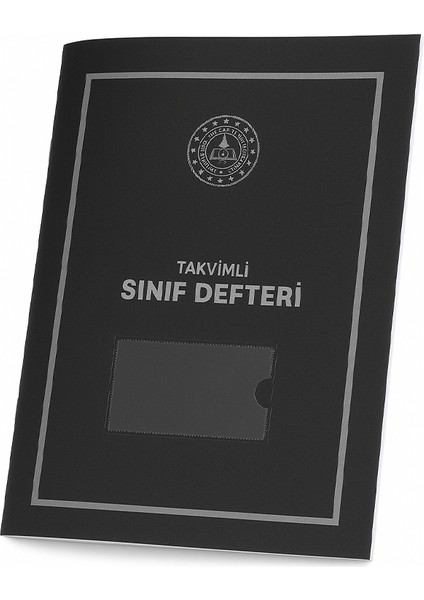 Takvimli Sınıf Defteri Siyah Plastik Kapak İlkokul 390