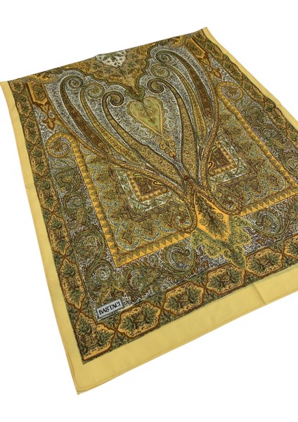 Soft Etnik 0181 Pastel Sarı Şal modelleri