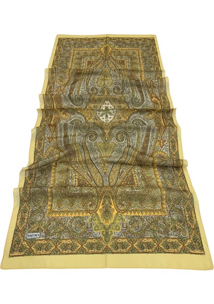 Soft Etnik 0181 Pastel Sarı Şal fırsatları