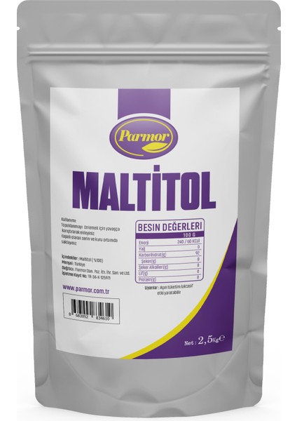 Maltitol 2,5kg fiyatları
