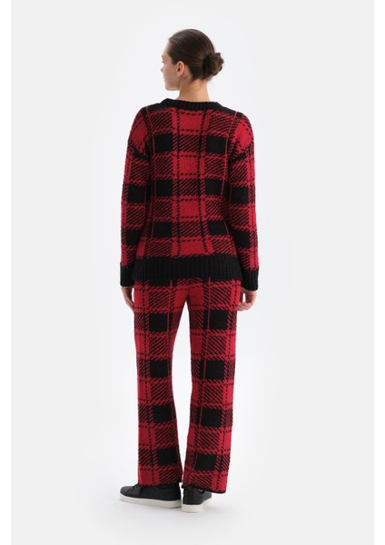 Kırmızı Ekoseli Polar Sweatshırt fiyatları