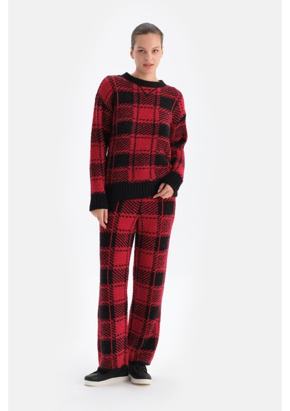 Kırmızı Ekoseli Polar Sweatshırt fırsatları