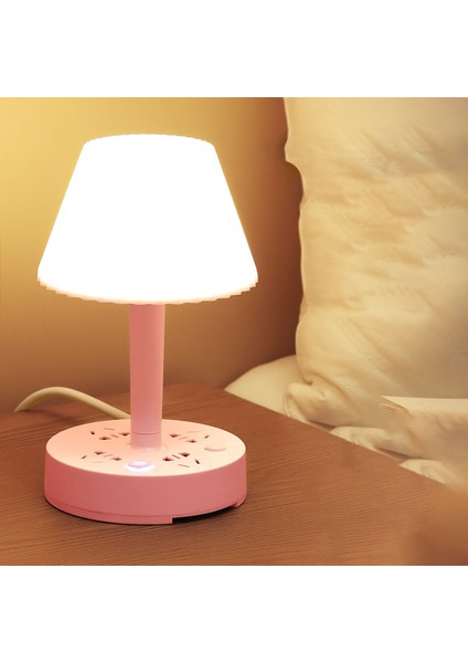 Masa Lambası Yaratıcı Çok Fonksiyonlu Dönüşüm Soketi Masa Lambası Yurt Bilgisayarı Için Güç Şeridi Cn 110‑250V (Yurt Dışından)