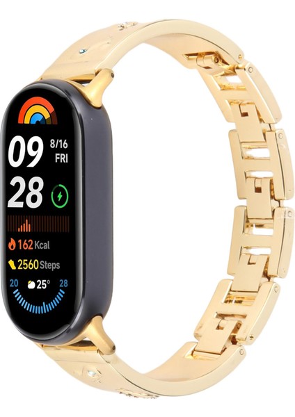 Xiaomi Akıllı Bileklik 9 / 8 Için Metal Kayış (Yurt Dışından)