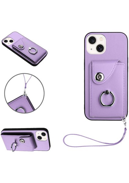 IPhone 14 Plus Kickstand Fonksiyonu Için Uyumlu Durumda Doğru Kesi (Yurt Dışından)