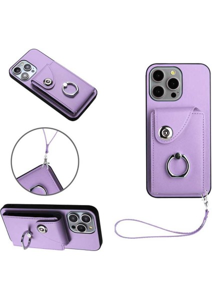IPhone 15 Pro Max Yüksek Kaliteli Kickstand Fonksiyonu Için Uyumlu Kılıf (Yurt Dışından)