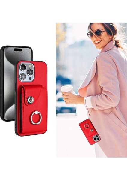 IPhone 15 Pro Max Yüksek Kaliteli Kickstand Fonksiyonu Için Uyumlu Kılıf (Yurt Dışından)
